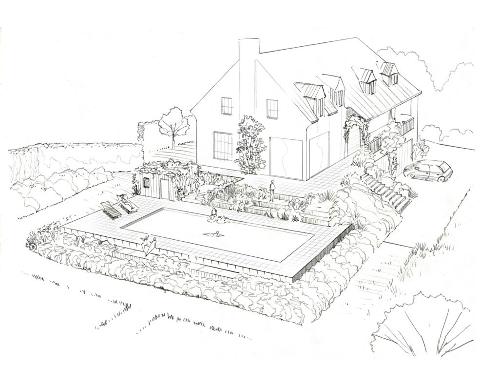 Jardin résidentiel — Bas-Bonlez