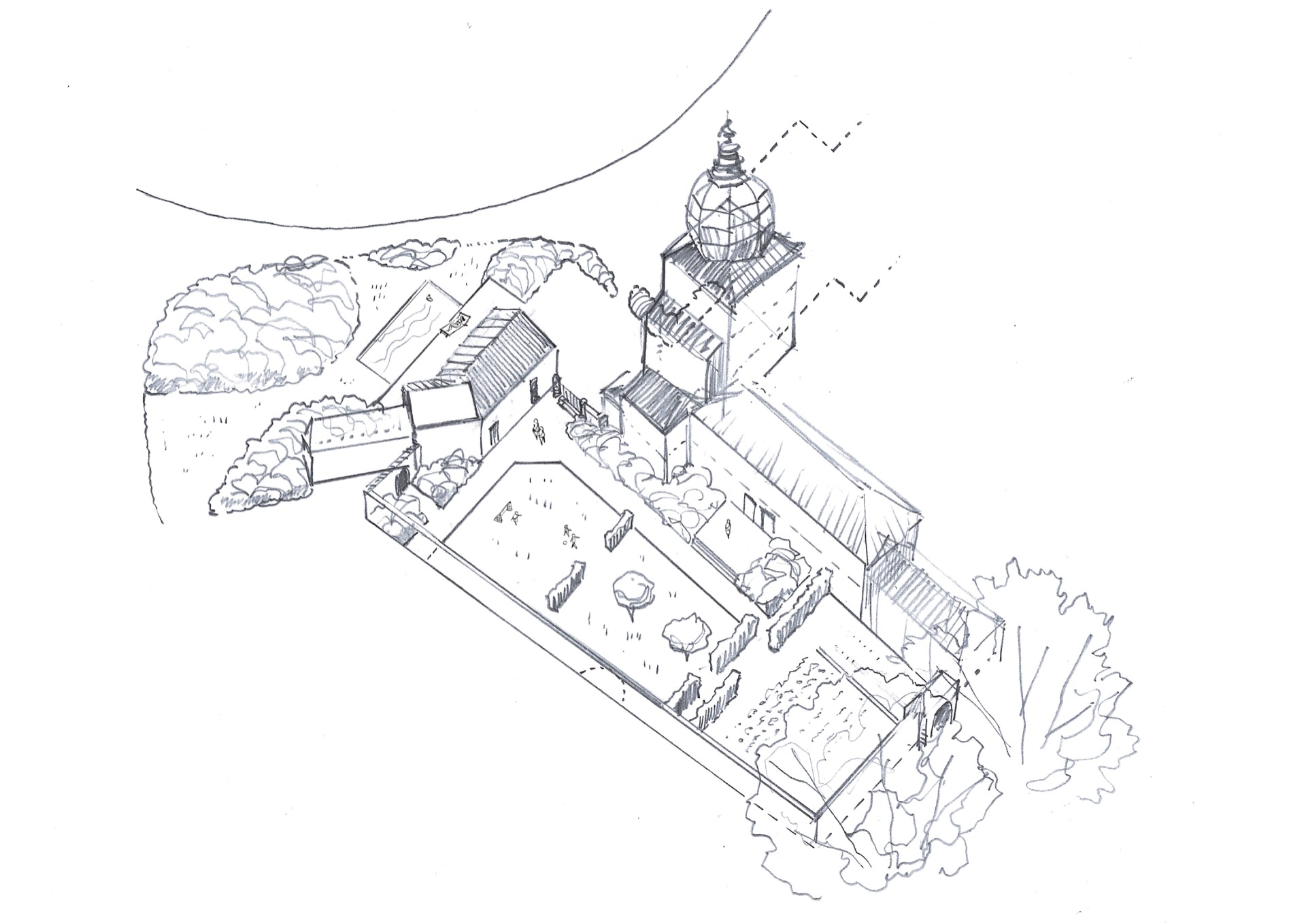 Jardin Montjoie Uccle — vue 3