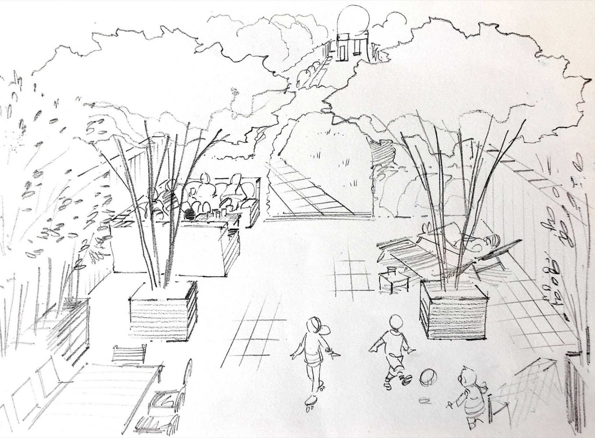 Jardin Montjoie Uccle — vue 6